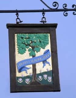 Gibson Library sign