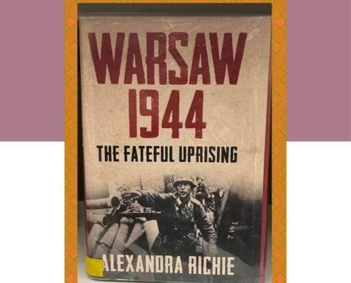 poster image of the The Gibson Library book of the month. Warsaw 1944.